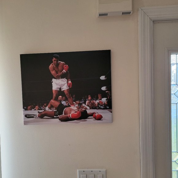 Canvas Print Muhammad Ali stands over Sonny Liston, Famous Picture 20"x16" - Picture 3 of 4
